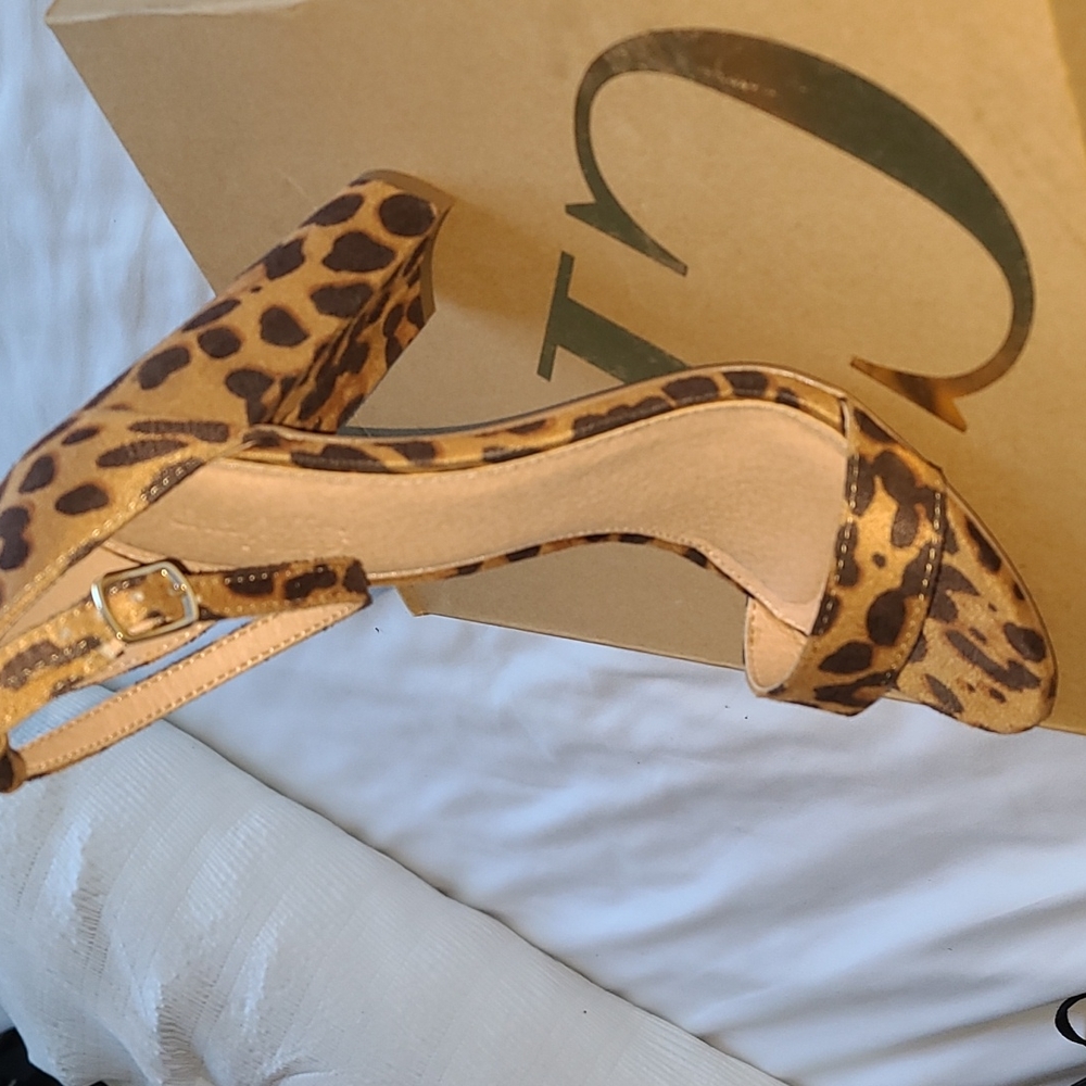 Leopard heels